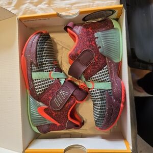 Nike Red and Green Sneakers High-Top Performance